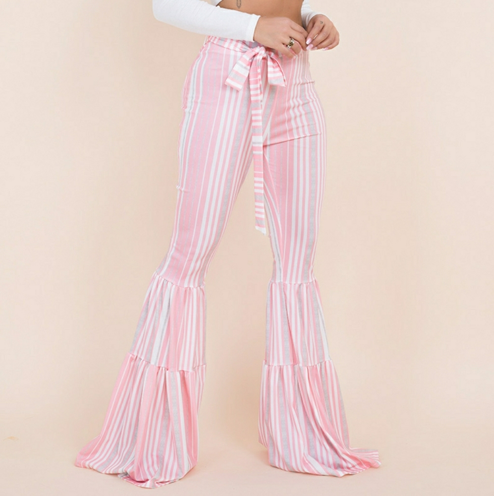 Pink swirl pants